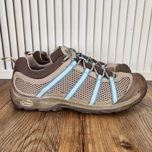 Chaco Redrock Mesa Women's 7.5 Brown Blue Outdoor Trail Hiking Backpacking Shoes